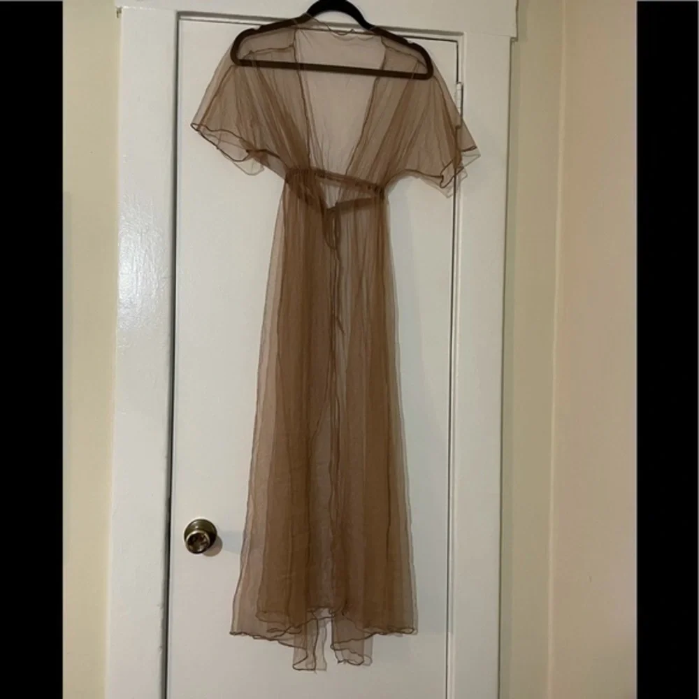 Sheer Tan beach‎ coverup one size fits most